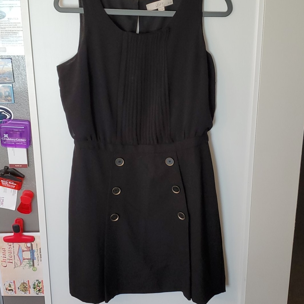 LOFT petite blouse and skirt combo dress 10P